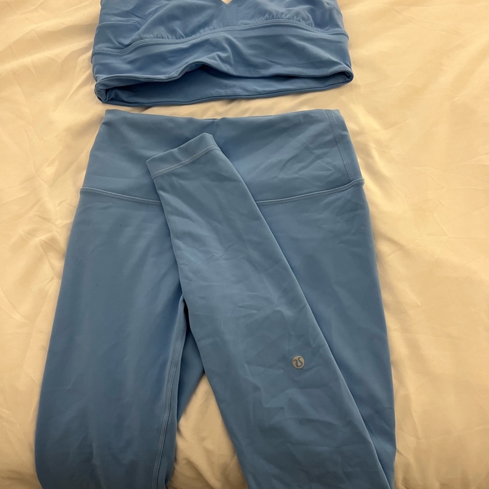 Lululemon Blue Activewear Set
